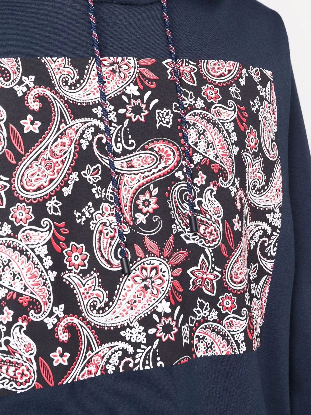 paisley-print pullover hoodie - 5