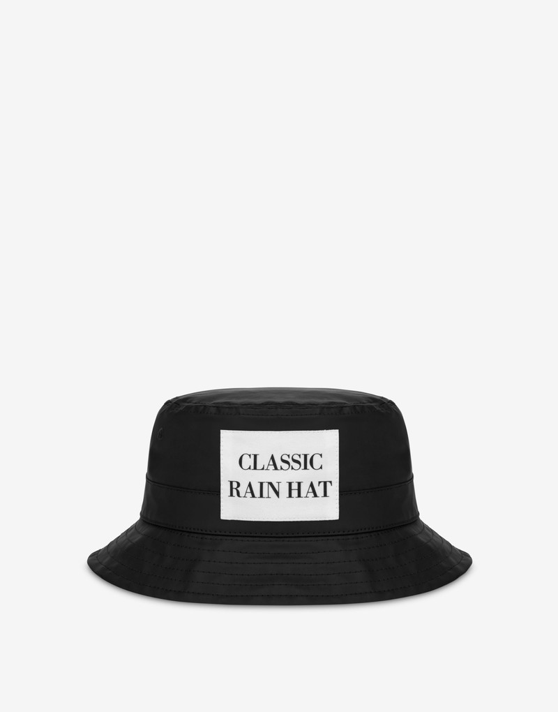 Moschino WAXED-EFFECT CANVAS BUCKET HAT outlook