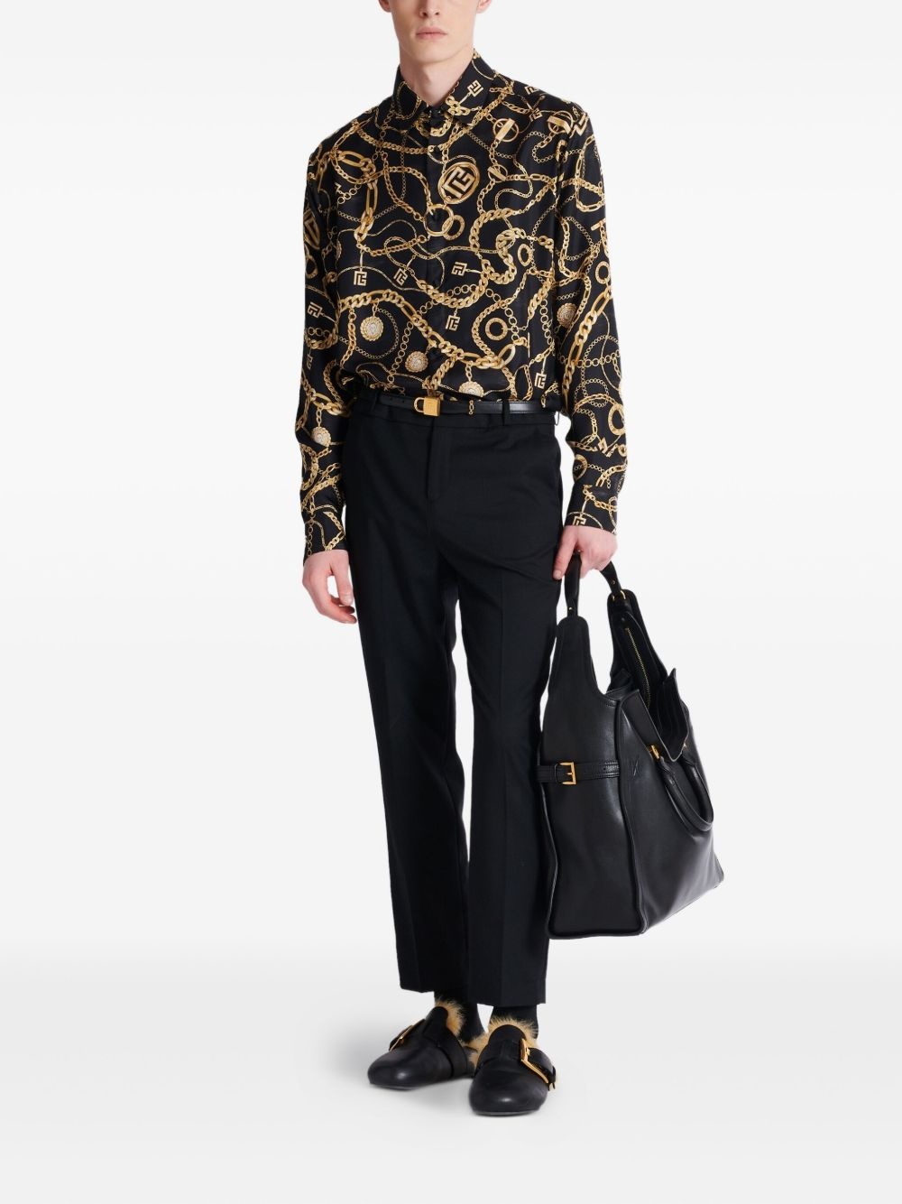 straight-leg trousers - 2