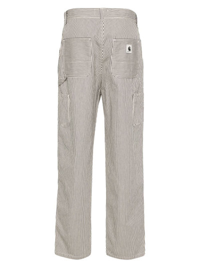 Carhartt Haywood striped-pattern cotton trousers outlook
