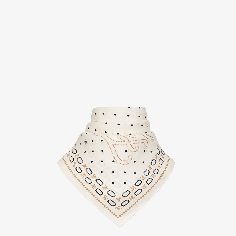 White silk foulard - 2