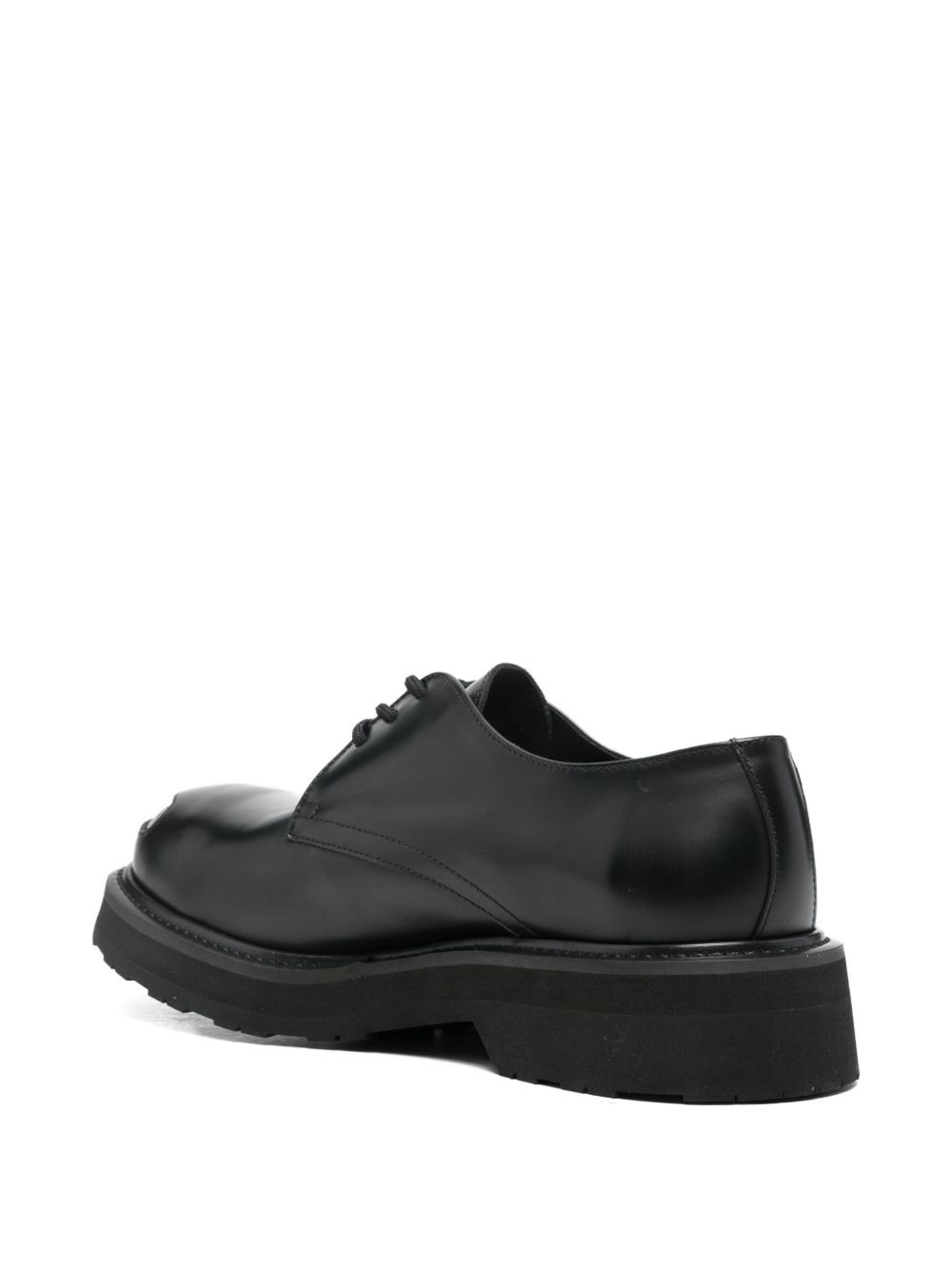 leather lace-up shoes - 3