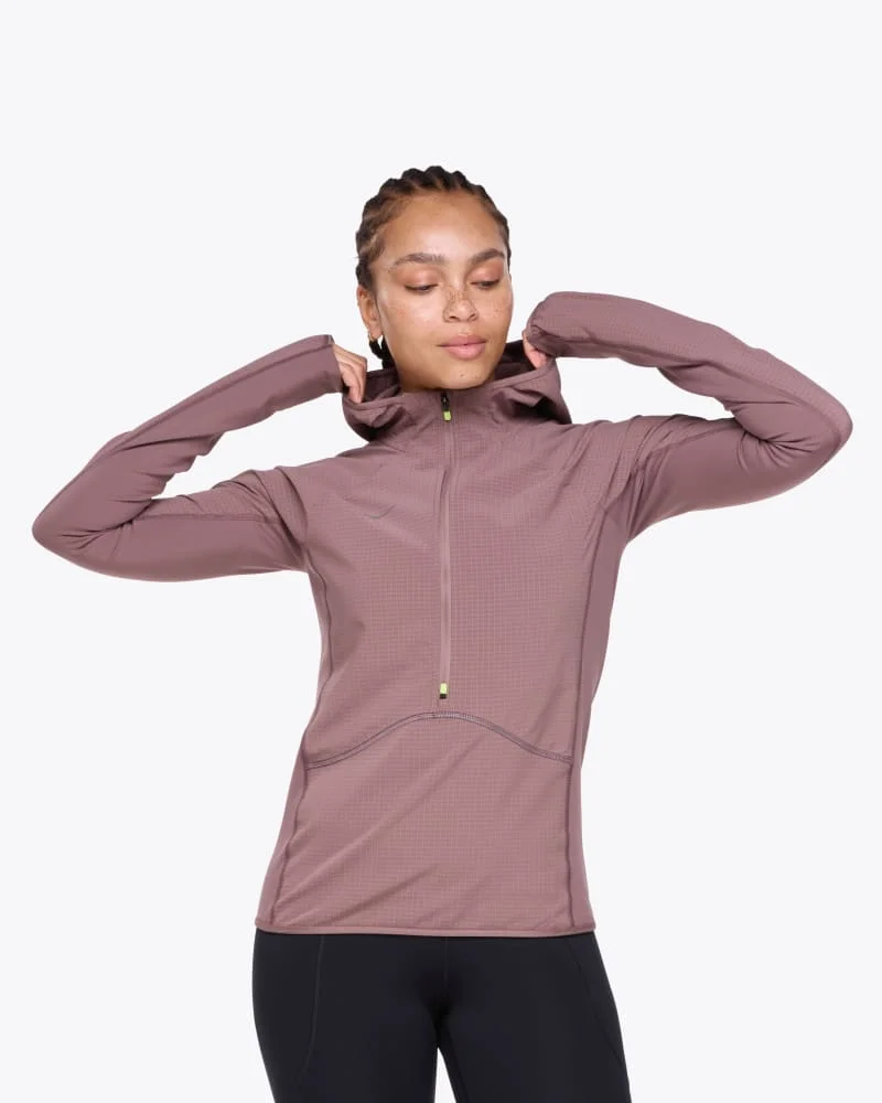 Women's SkyGlow Half-Zip in Smokey Quartz - 1