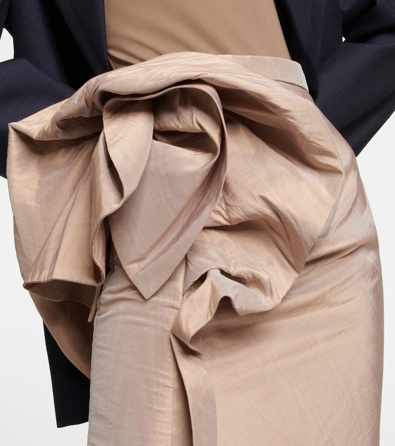 Draped midi skirt 5