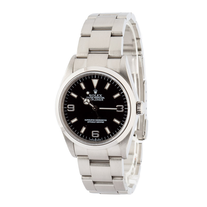 Pre-owned Rolex Explorer 114270 Stainless Steel - 2