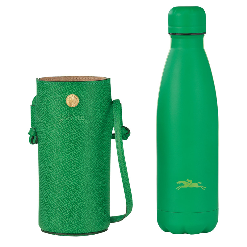 Épure Bottle holder Green - Leather 4