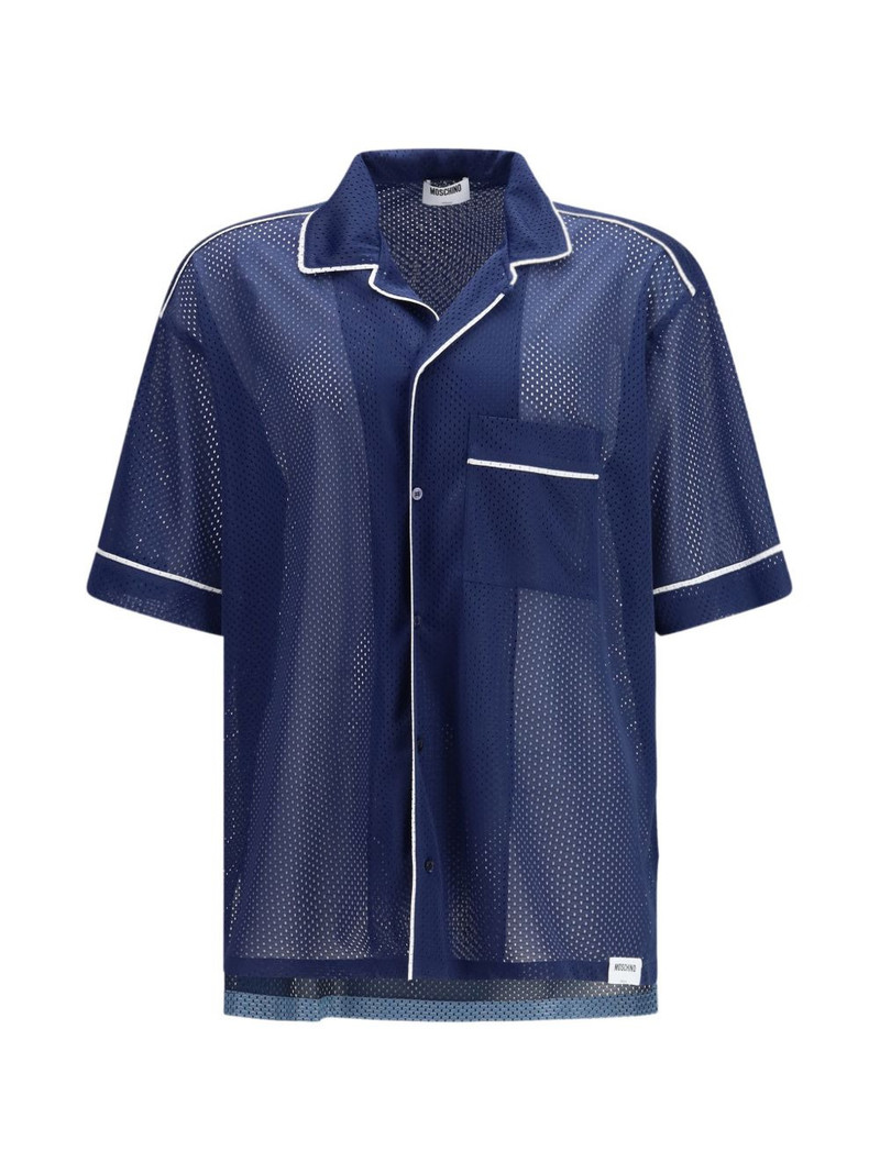 buttoned mesh shirt 1