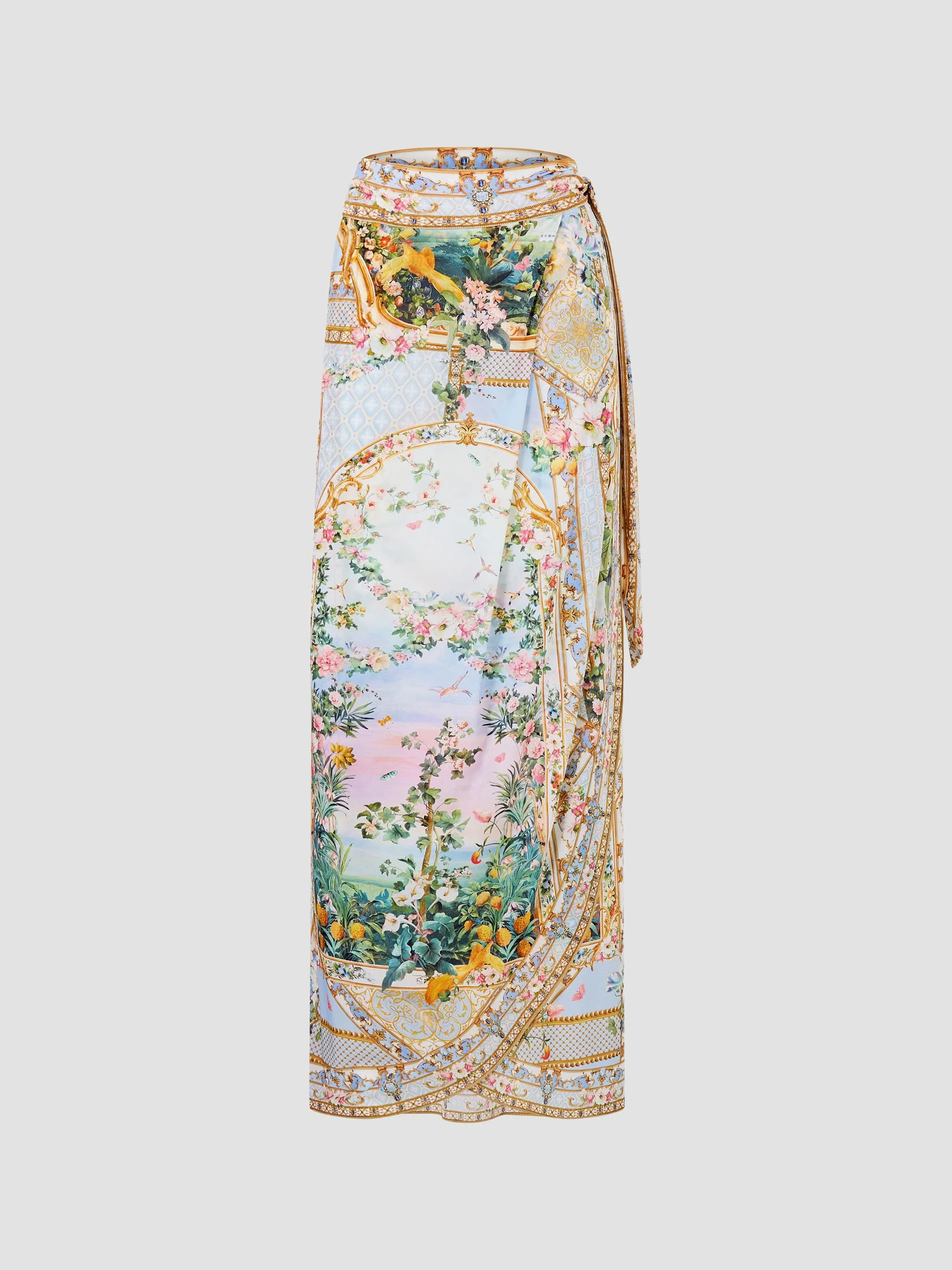 Women's Sisi Society Print Draped Wrap Maxi Sarong - Sisi Society - 1