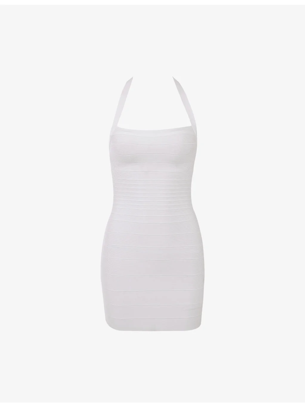 The Silhouette Halterneck Woven Mini Dress - 1