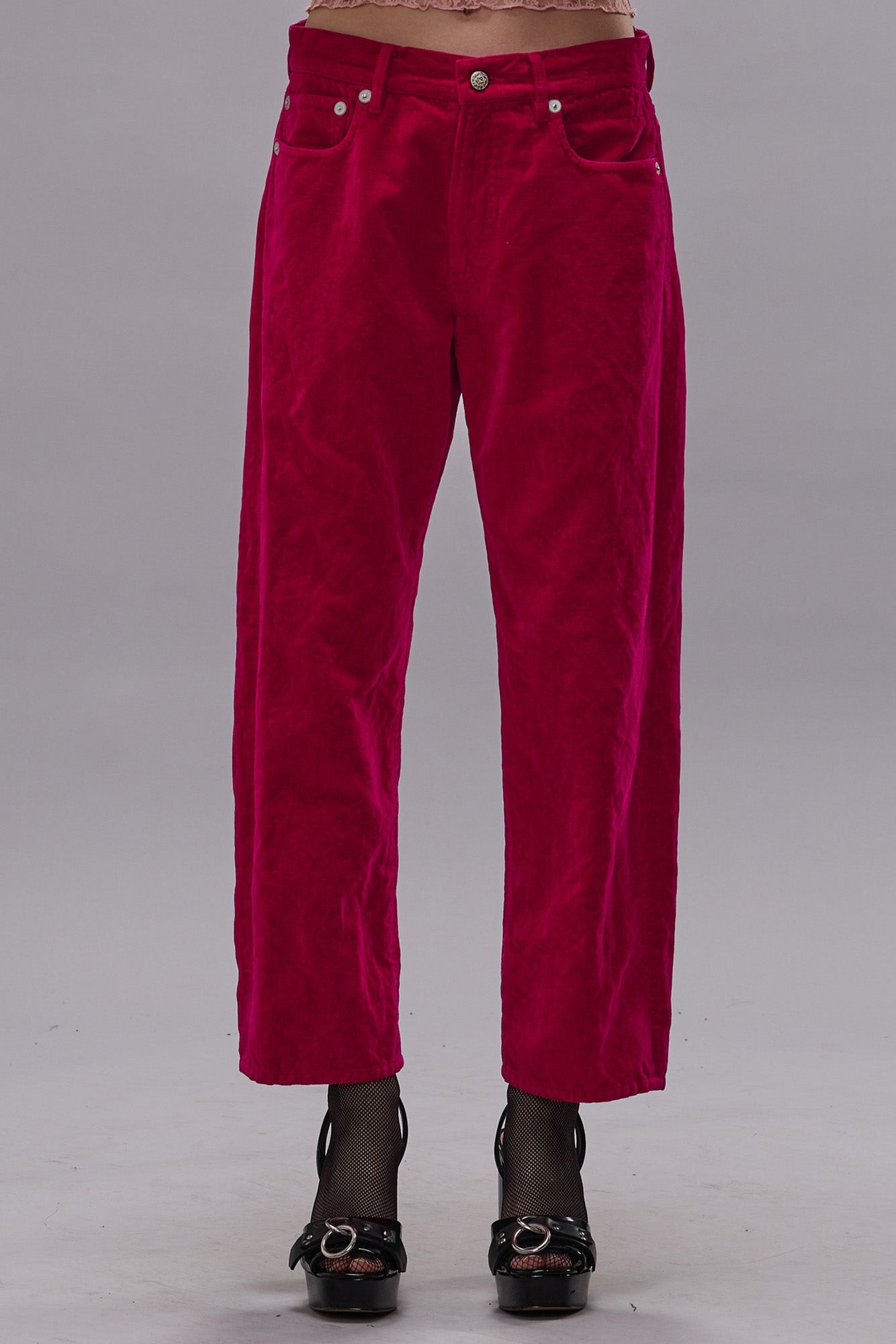 BOYFRIEND JEAN - RASPBERRY VELVET - R13 - 4