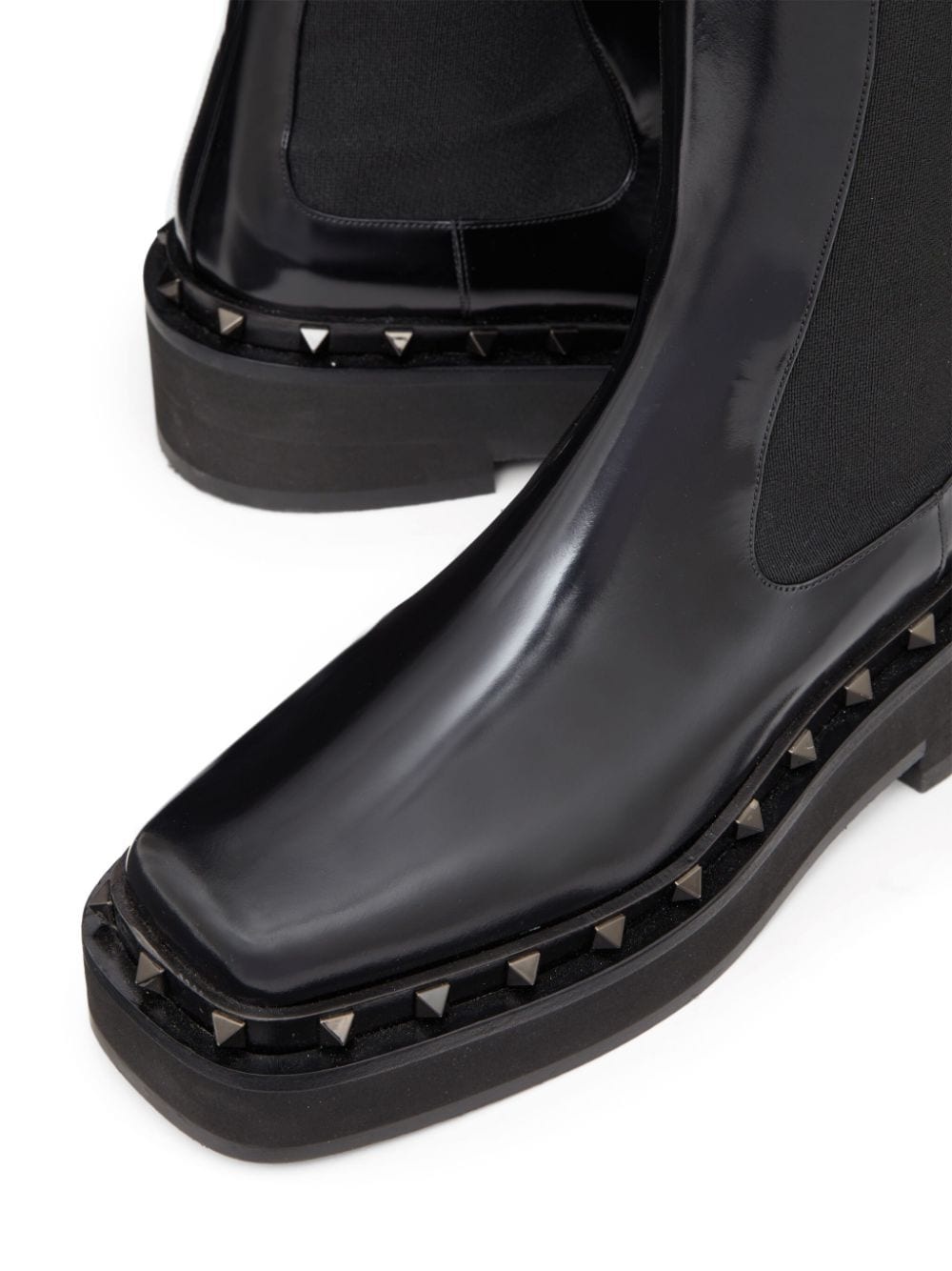 M-Way Rockstud Beatle leather boots - 5