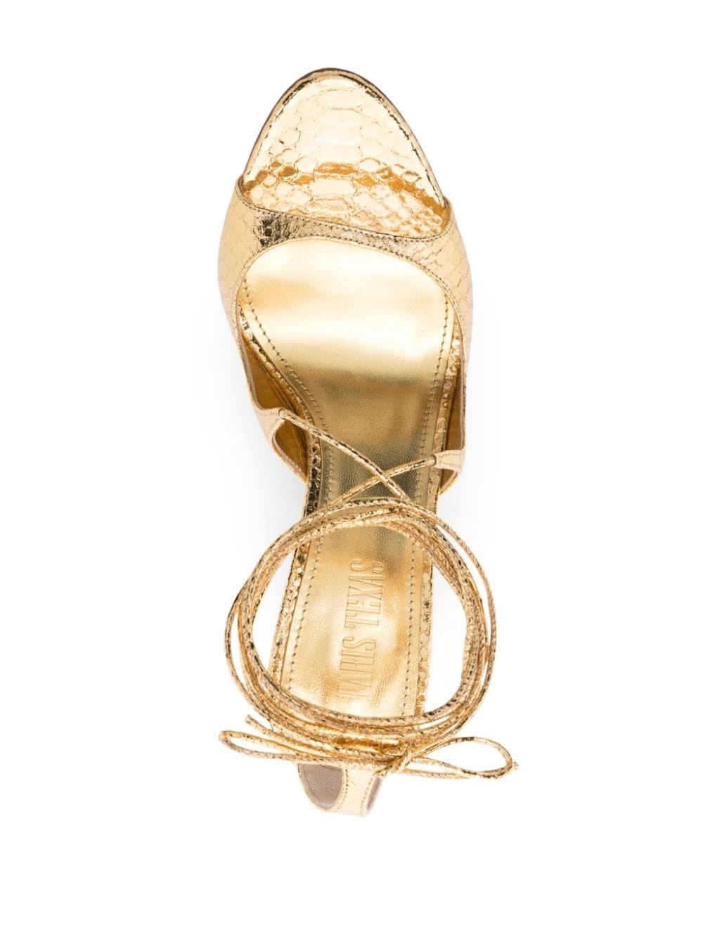115mm leather sandals - 4