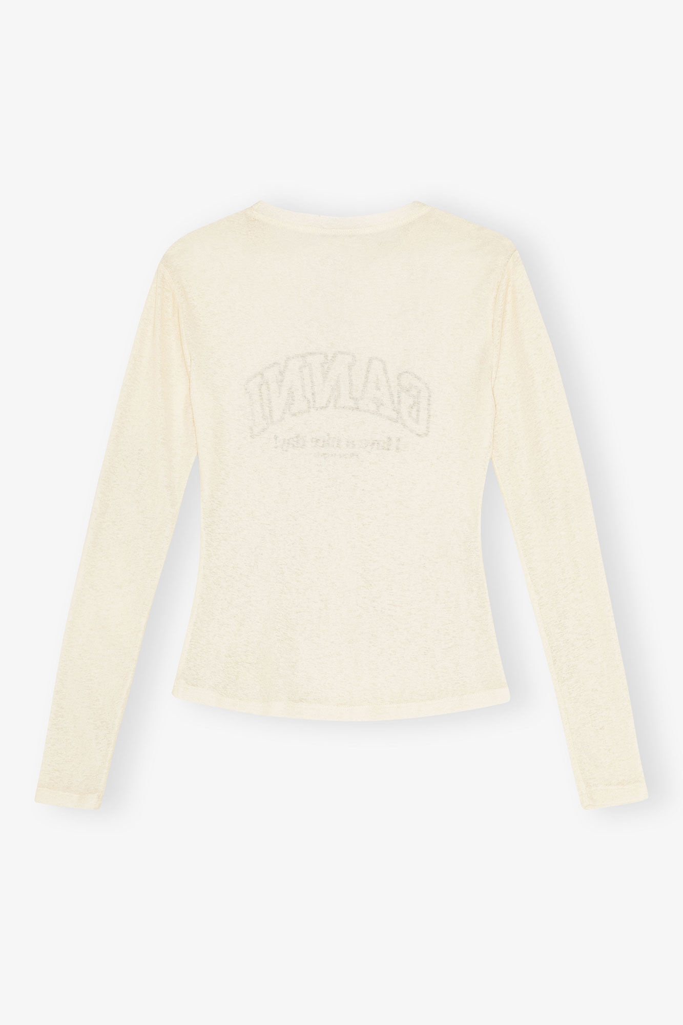 PRINTED MARL MESH LONG SLEEVE TOP - 6