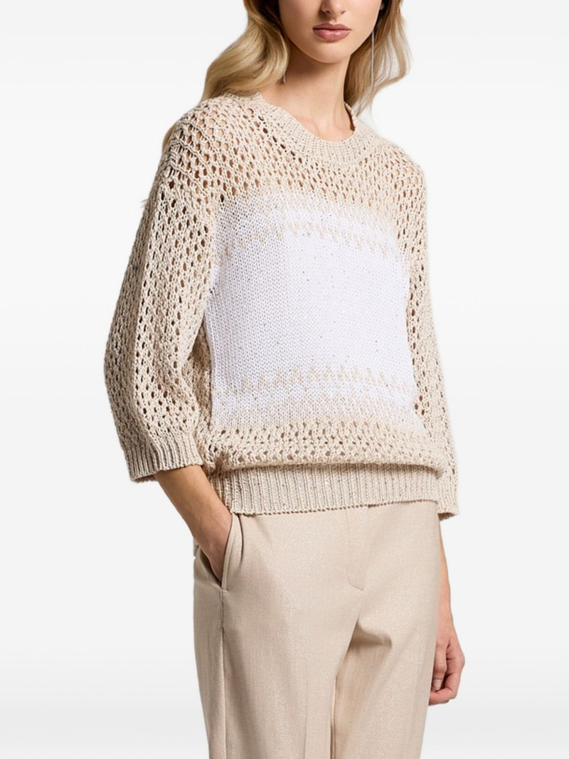 openwork knitwear jumper 1