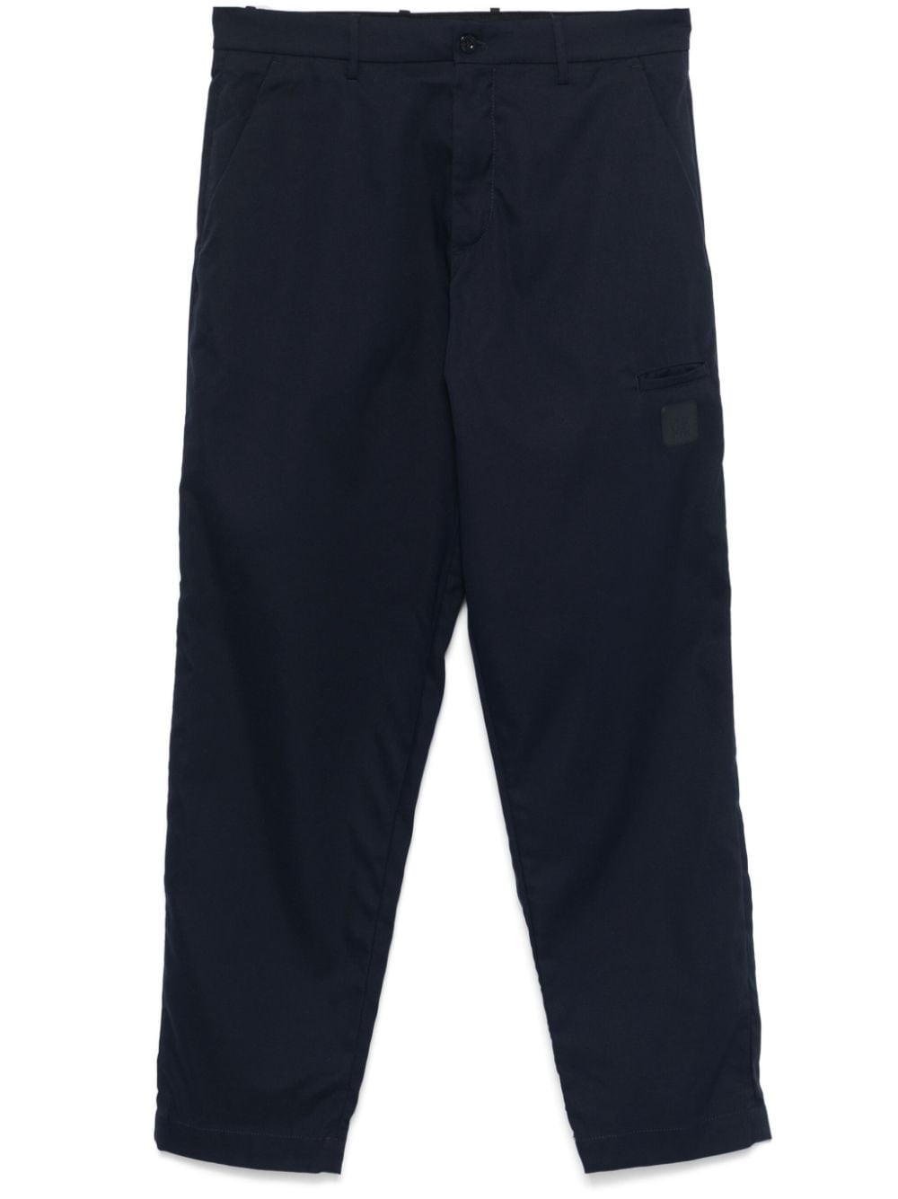 logo-patch trousers - 1