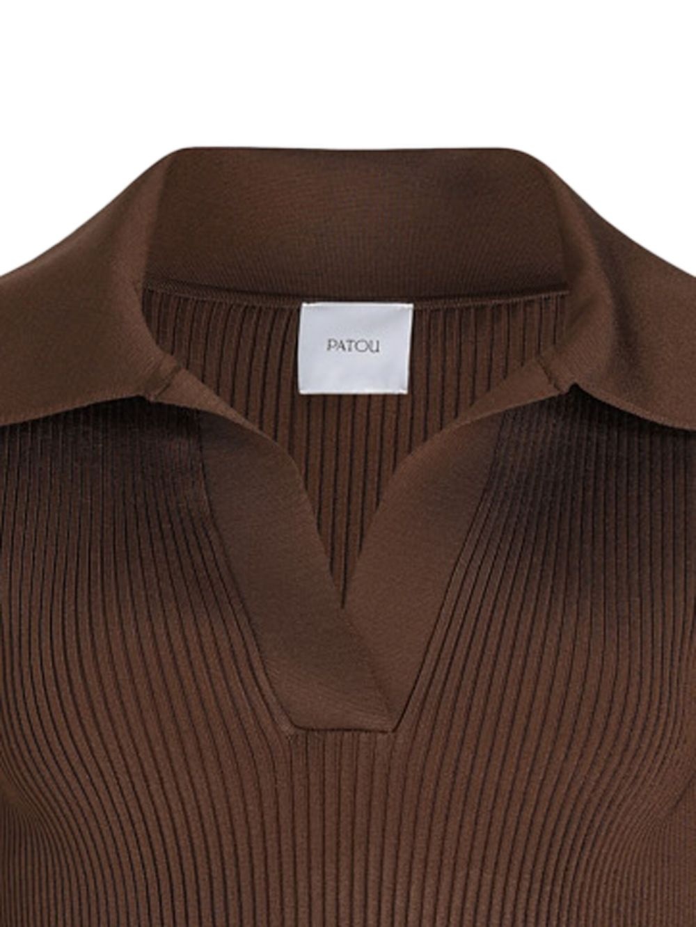 knitted polo top - 2