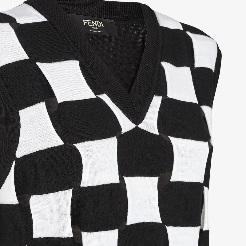 Multicolor wool vest 3