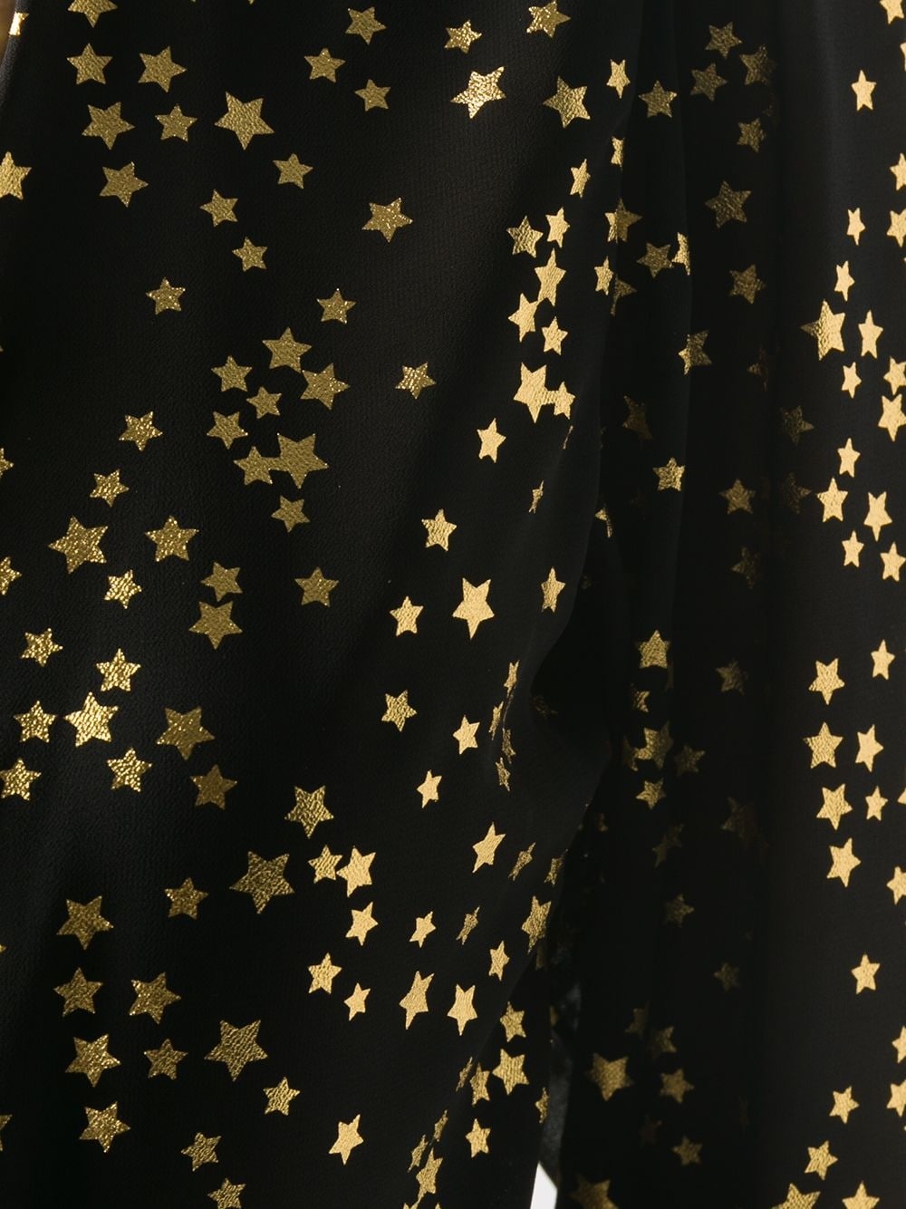 star-print plunge-neck dress - 5