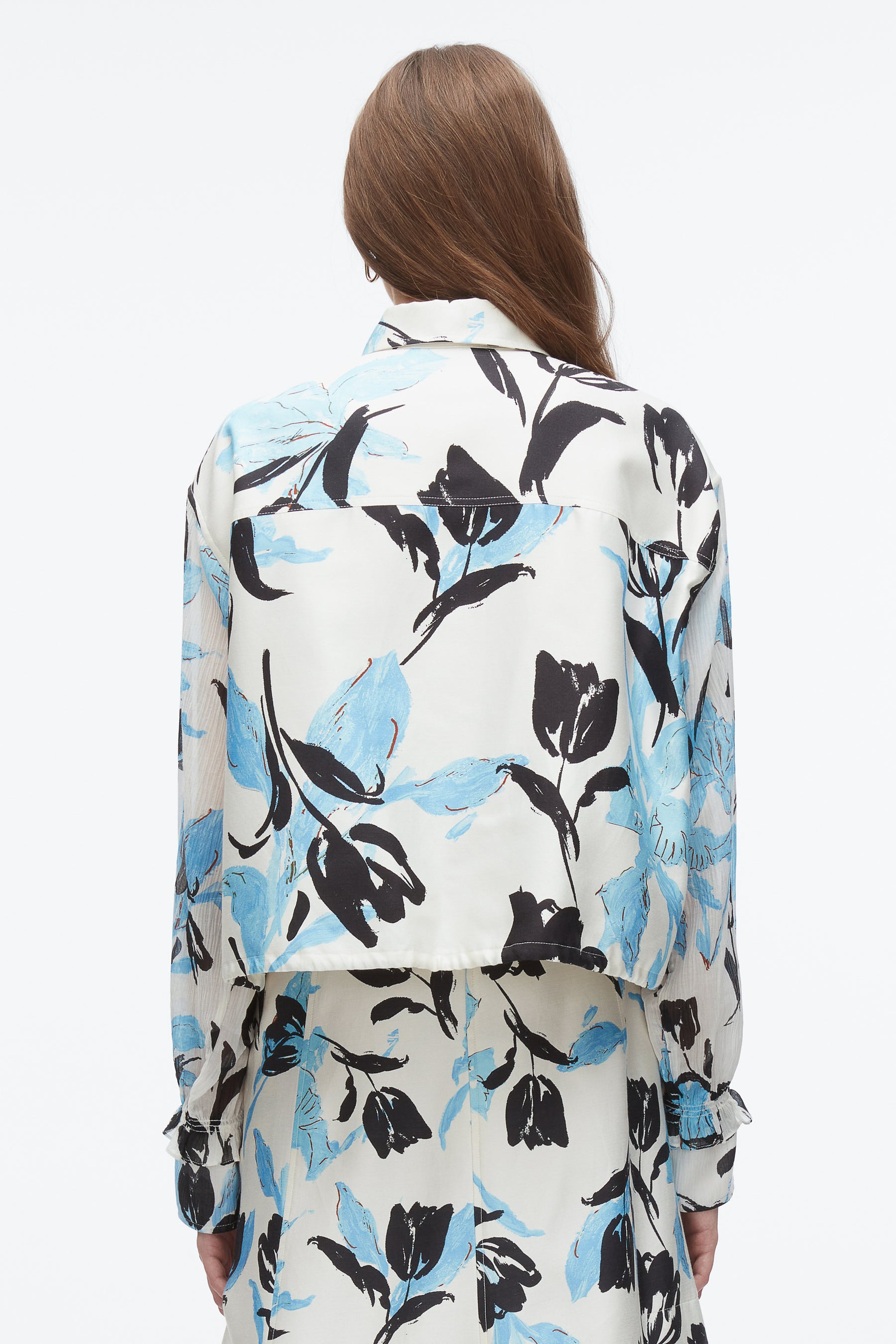 Joyful Tulip Cropped Shirt Jacket - 5