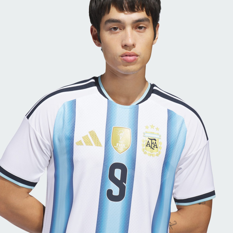 Argentina 26 Home Alvarez Authentic Jersey 5