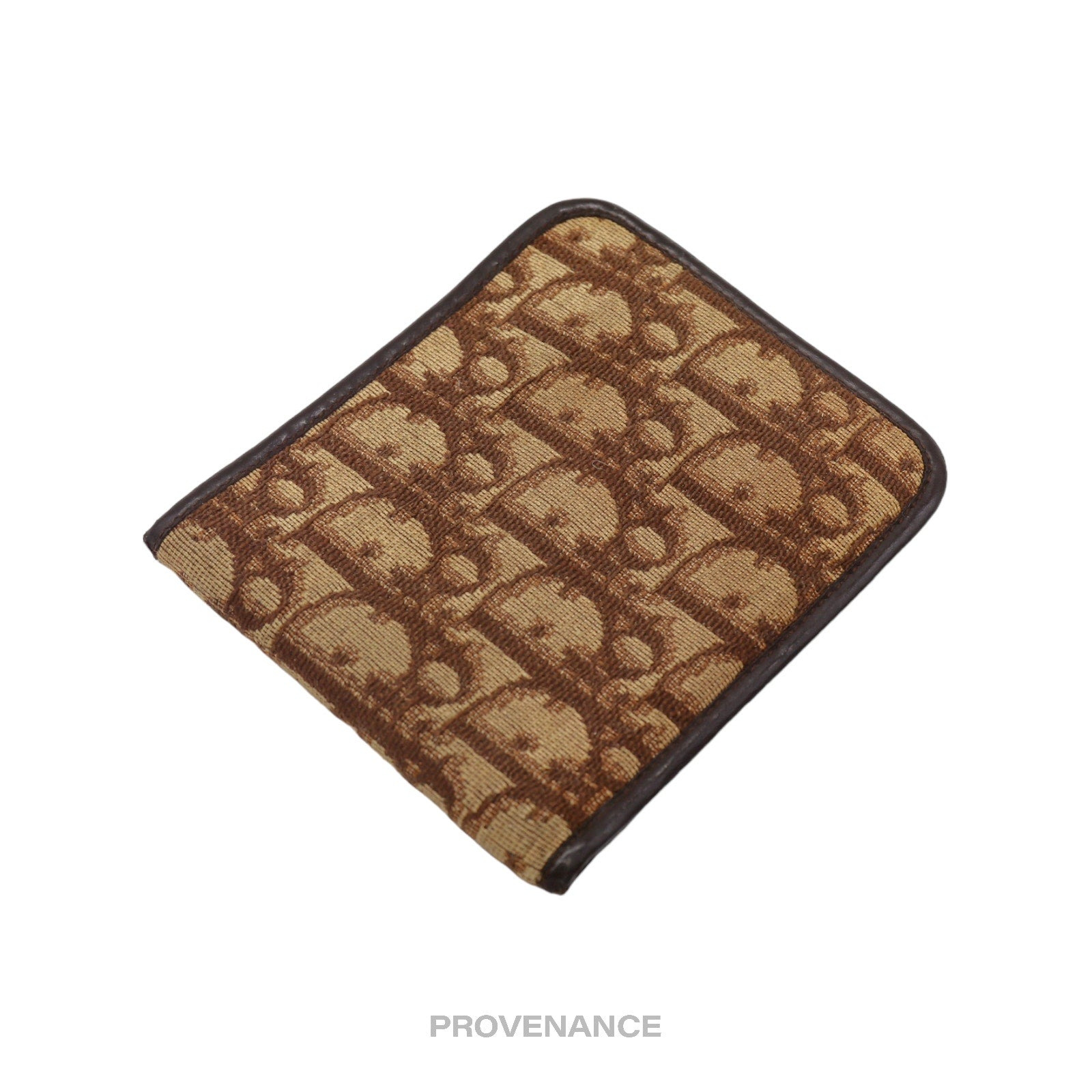 Dior Oblique Trotter Bifold Wallet - Brown Jacquard - 3
