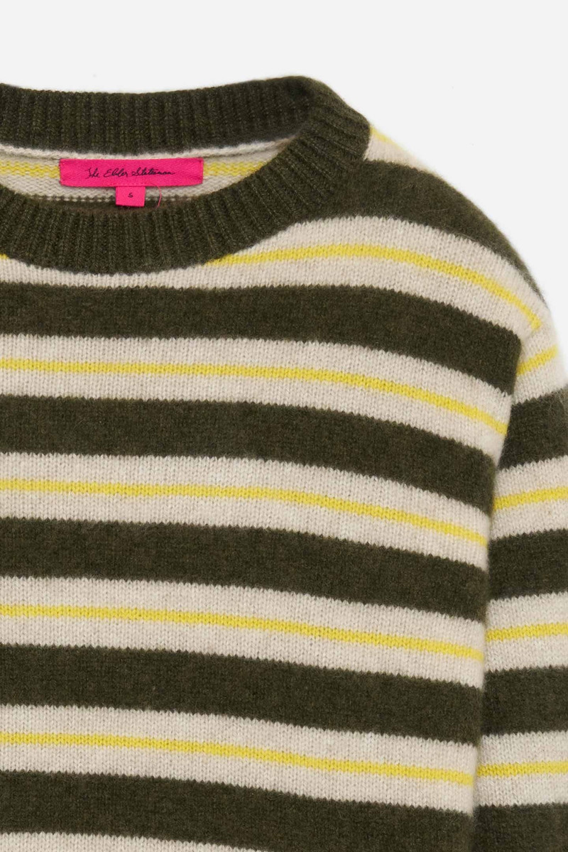 The Elder Statesman SINFUL STRIPE CREW outlook