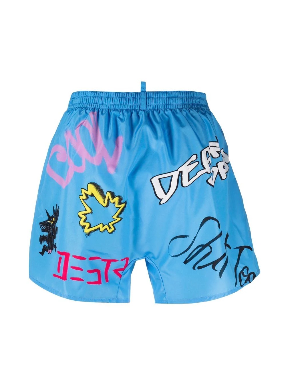 graphic-print swimming trunks - 2