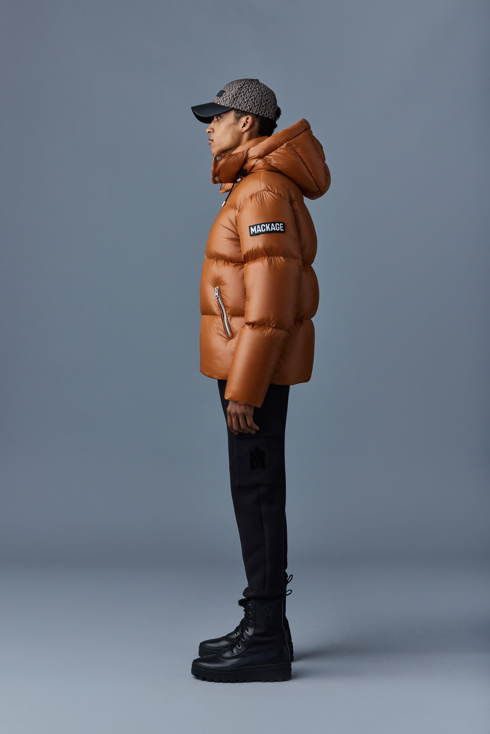 KENT-Z lustrous down jacket with hood - 3