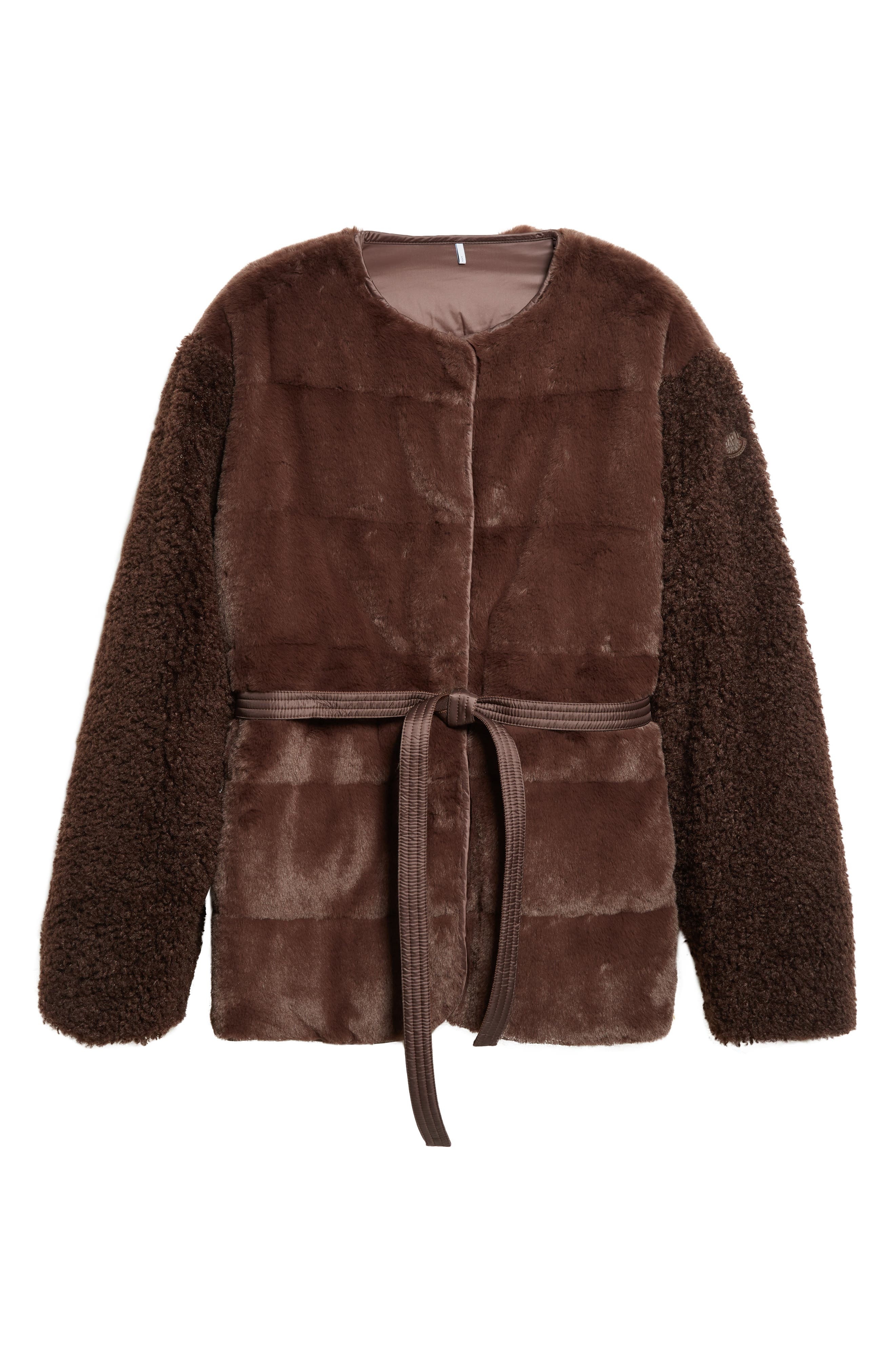 Moncler Jouillat Faux Fur Down Jacket in Raisin at Nordstrom - 7