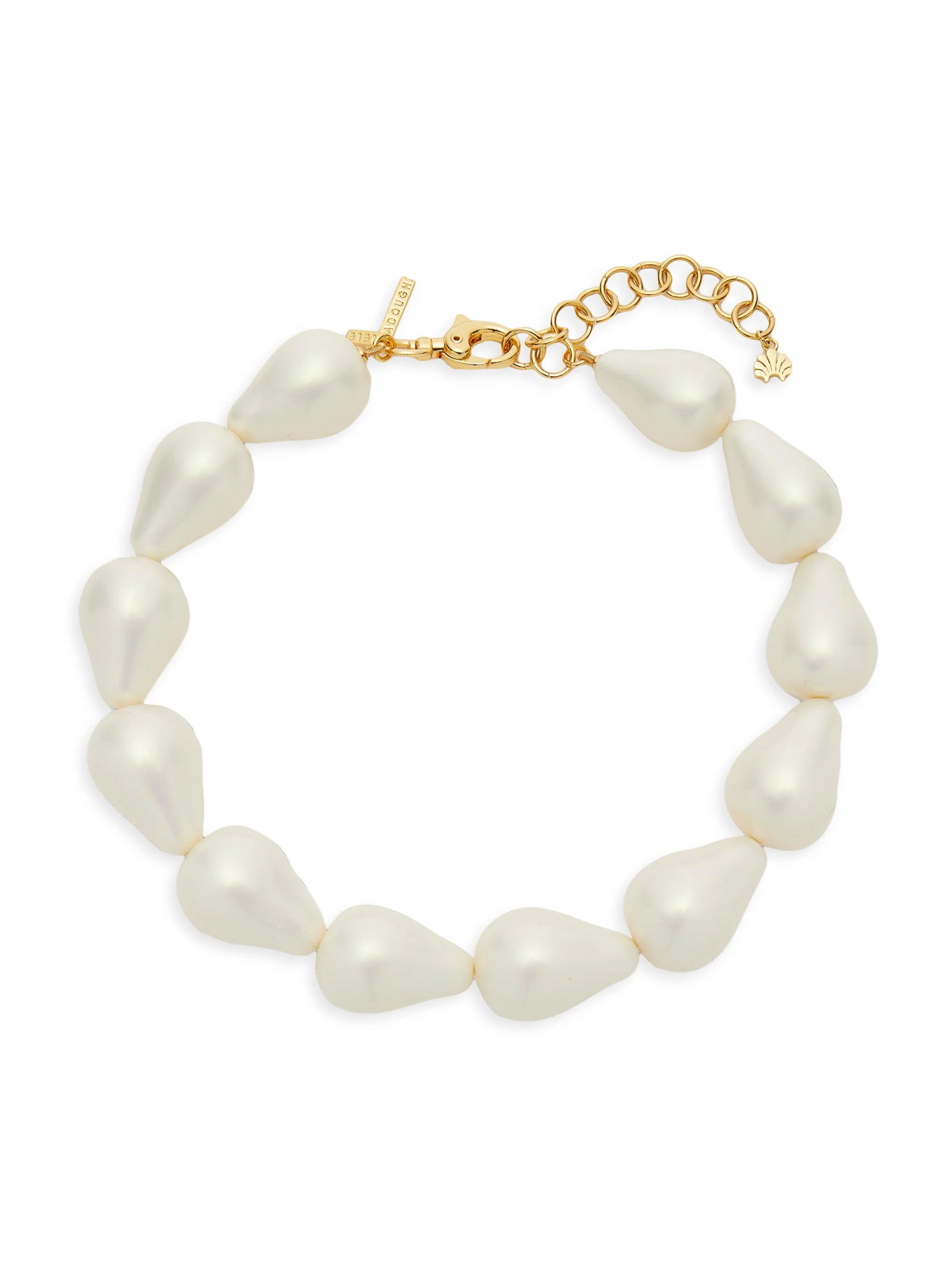 Women's Wilma 14K-Gold-Plated & Imitation Pearl Necklace - Holographic Pearl - 1