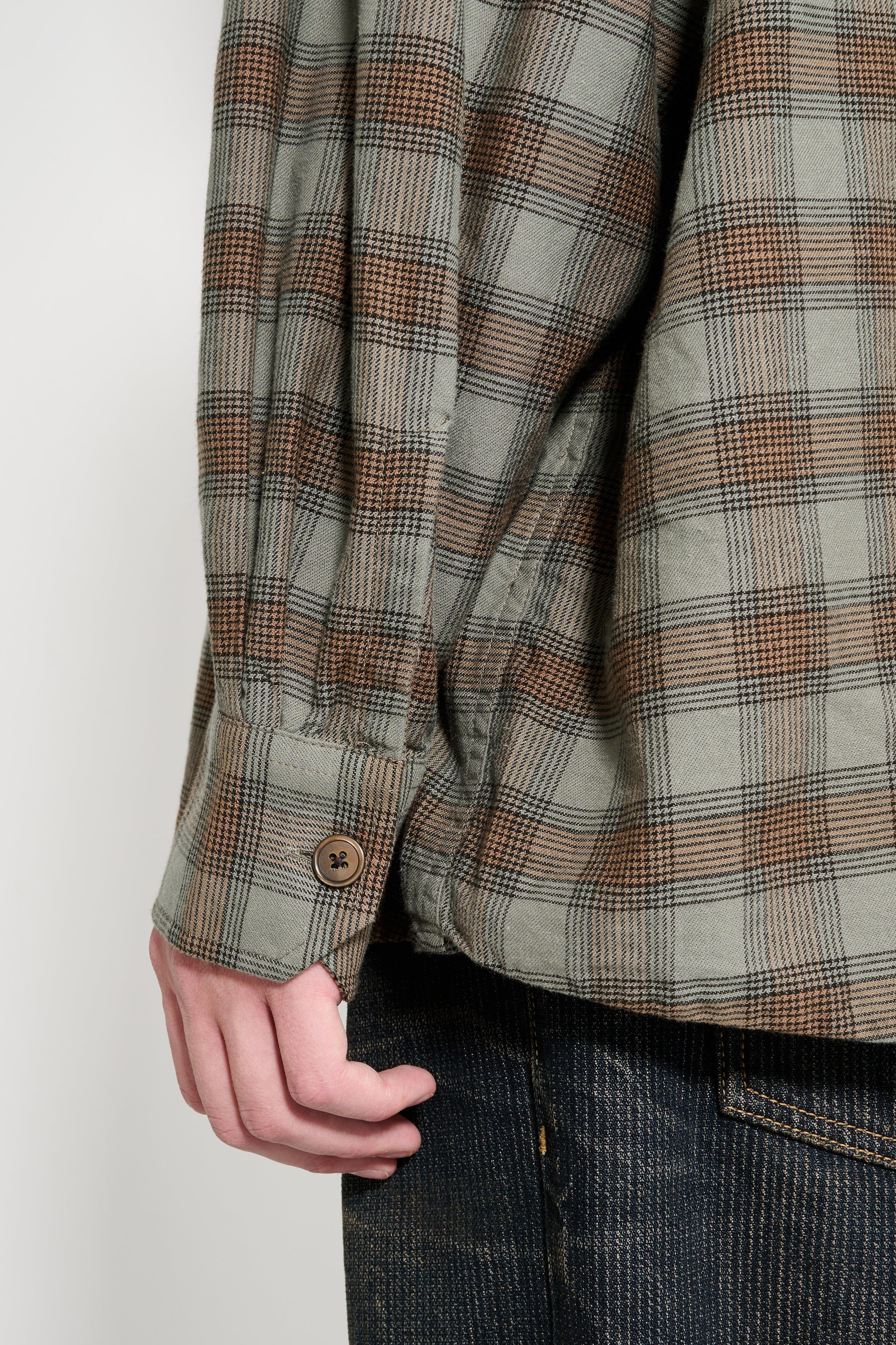 OUR LEGACY BORROWED SHIRT IOWA FLANNEL CHECK - 6
