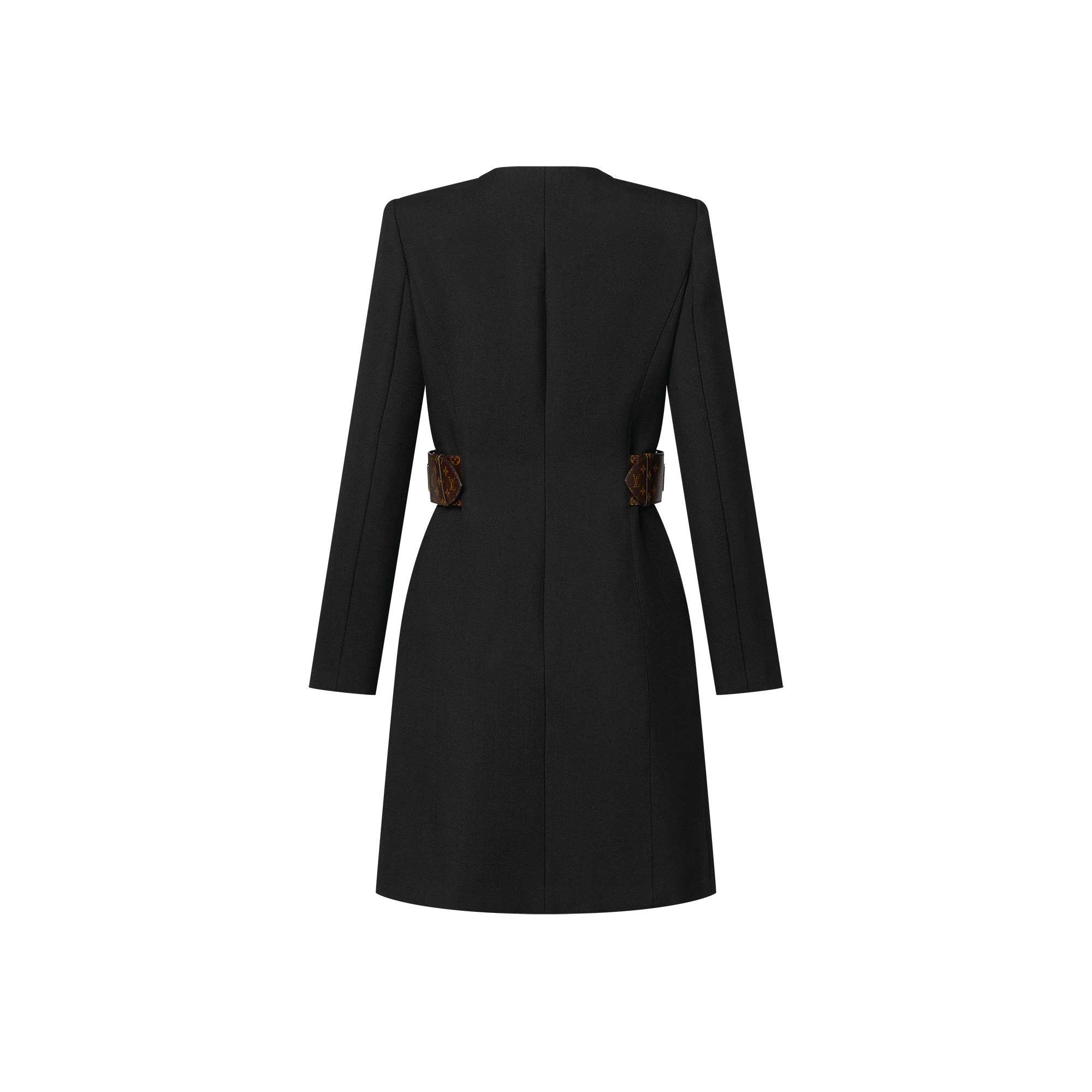 Monogram Belt Detail Coat - 3