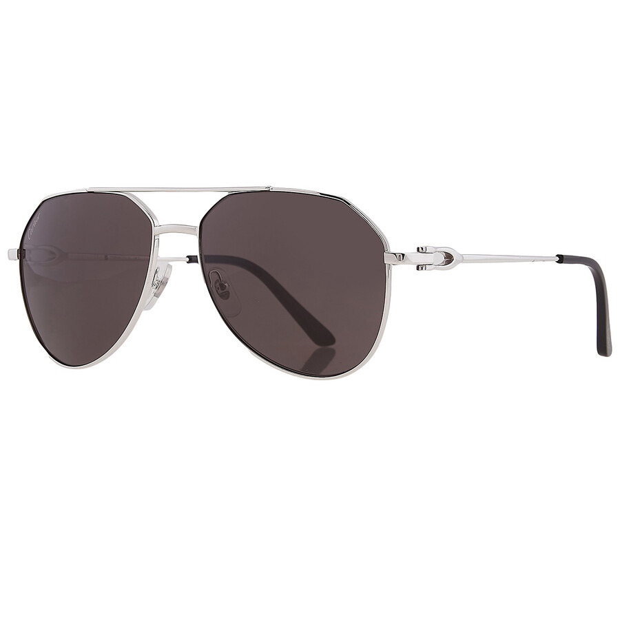 Cartier Grey Pilot Men's Sunglasses CT0364S 001 59 - 2