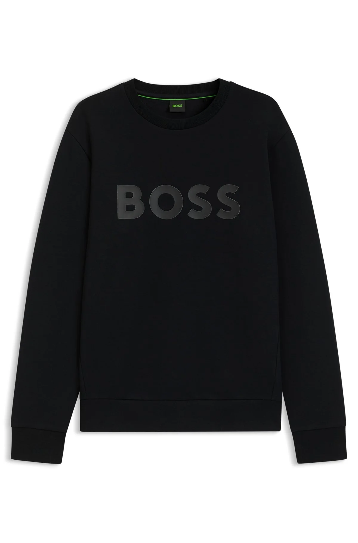 STRETCH-COTTON SWEATSHIRT WITH SANDWICH LOGO - 1