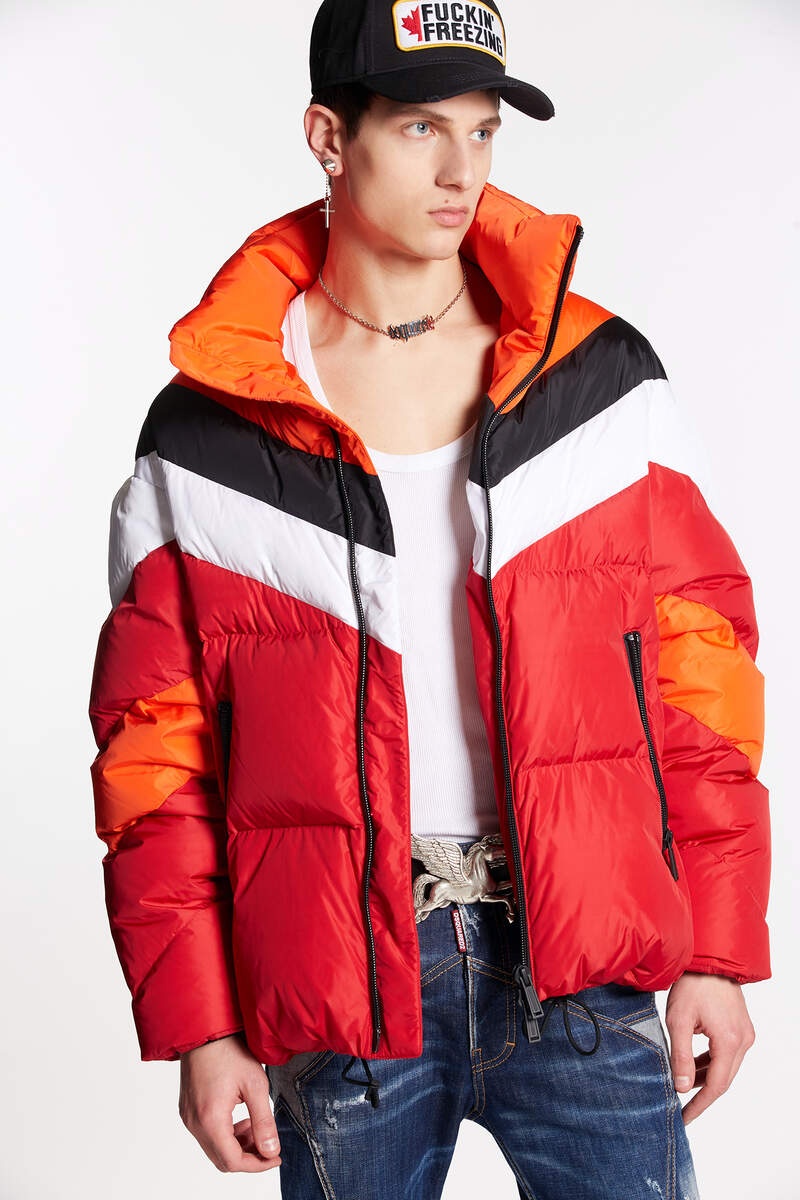 Dsquared2 Kaban logo-print padded jacket