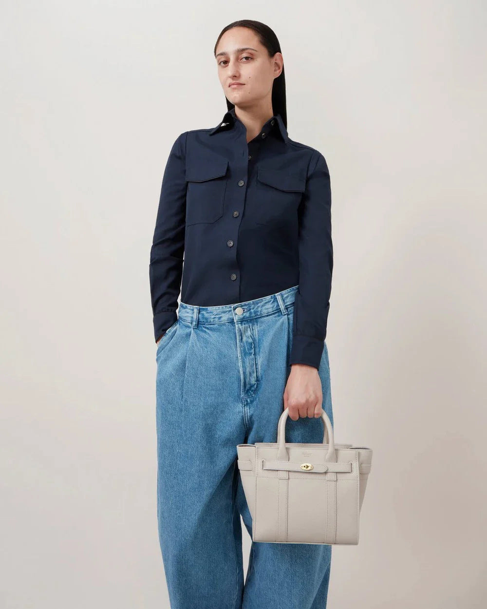 Mini Zipped Bayswater Small Classic Grain - 9
