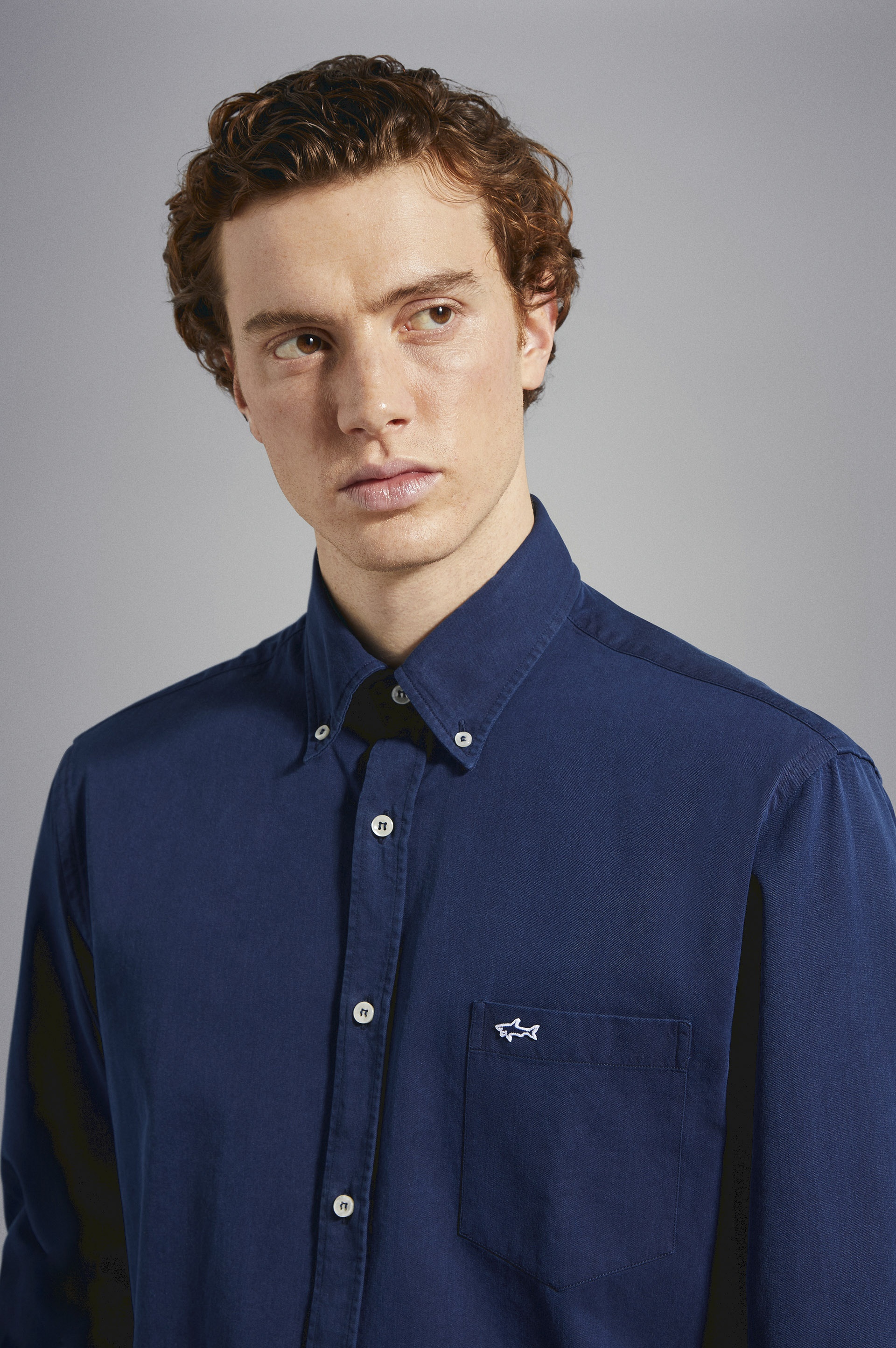 COTTON DENIM SHIRT - 4