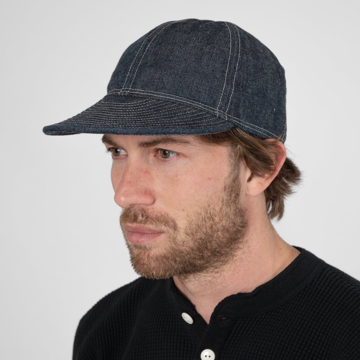 PN-0042 Papa Nui - Grease Monkey A-3 Cap - Indigo - 2