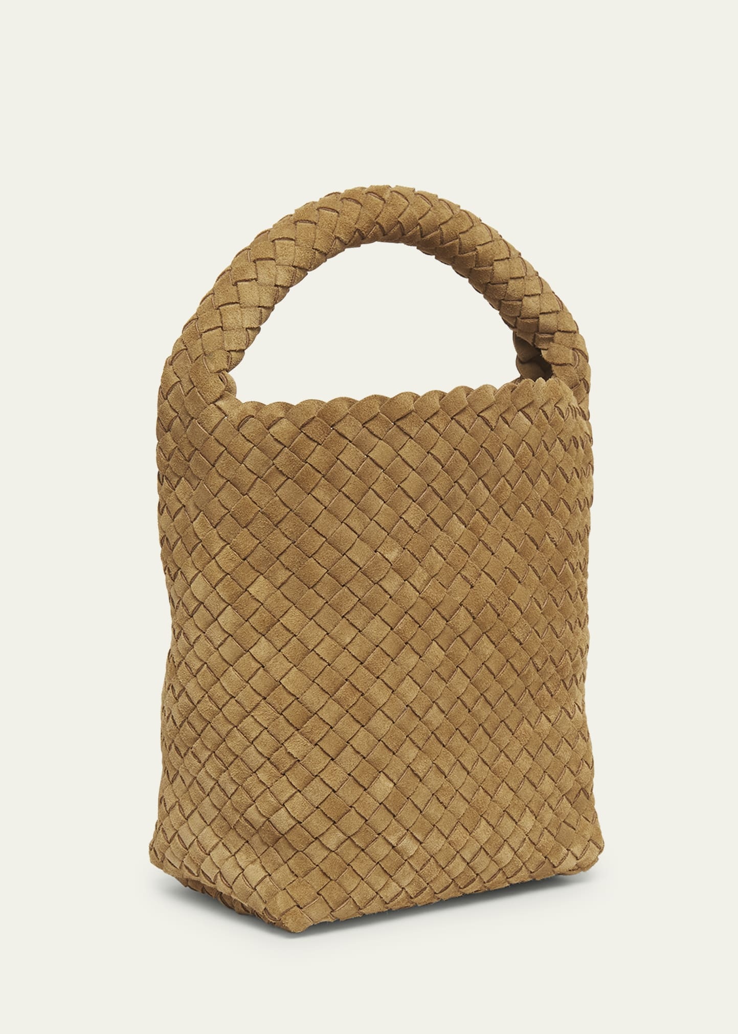 Cabat Suede Cashmere Bucket Bag - 3