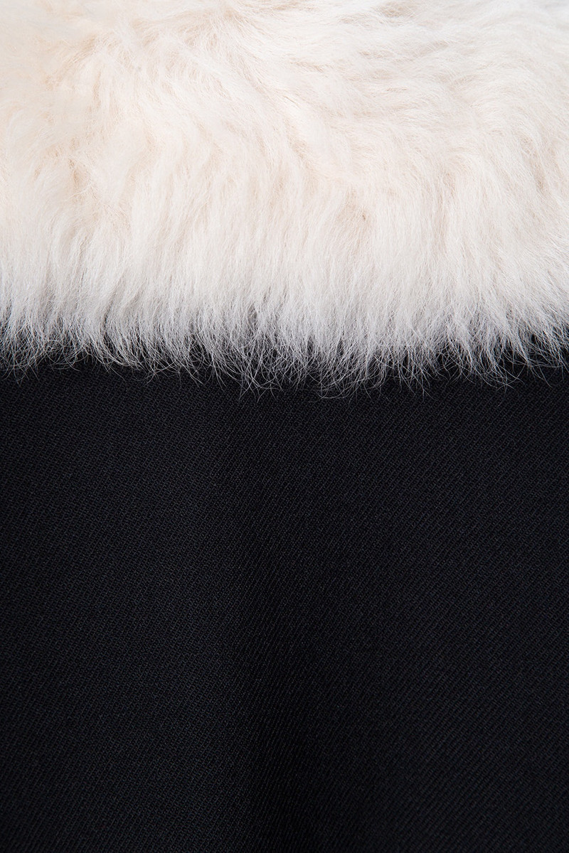 CONSTANCE COAT BLACK GABARDINE 10