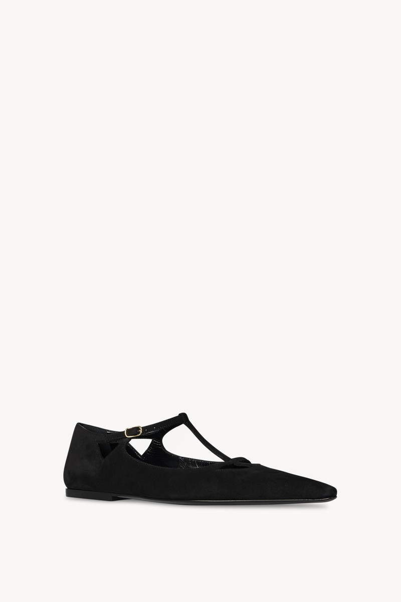 The Row Cyd Flat in Suede outlook