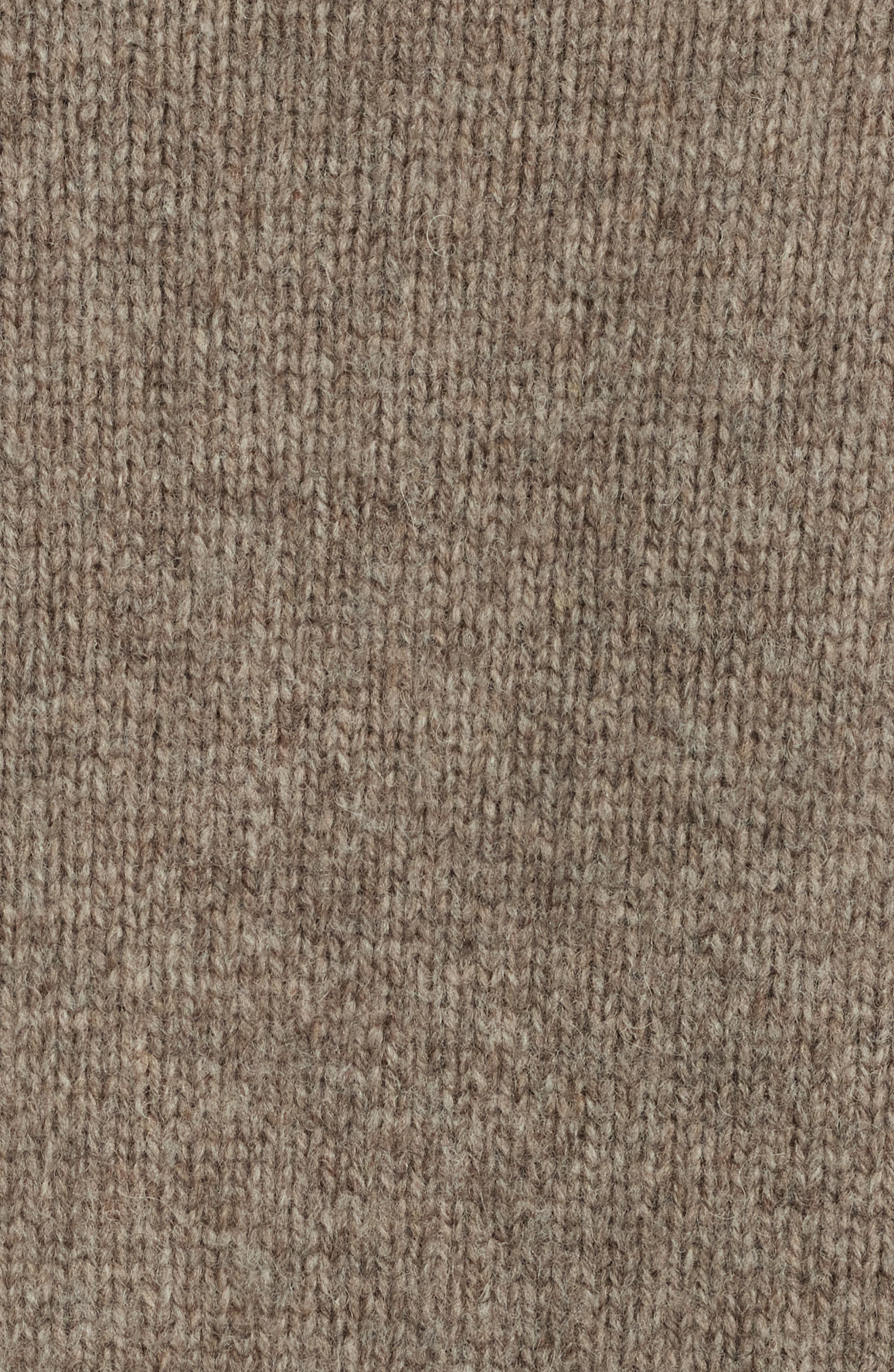 FRAME Yak Hair & Merino Wool Sweater Shirt in Dark Taupe at Nordstrom - 6