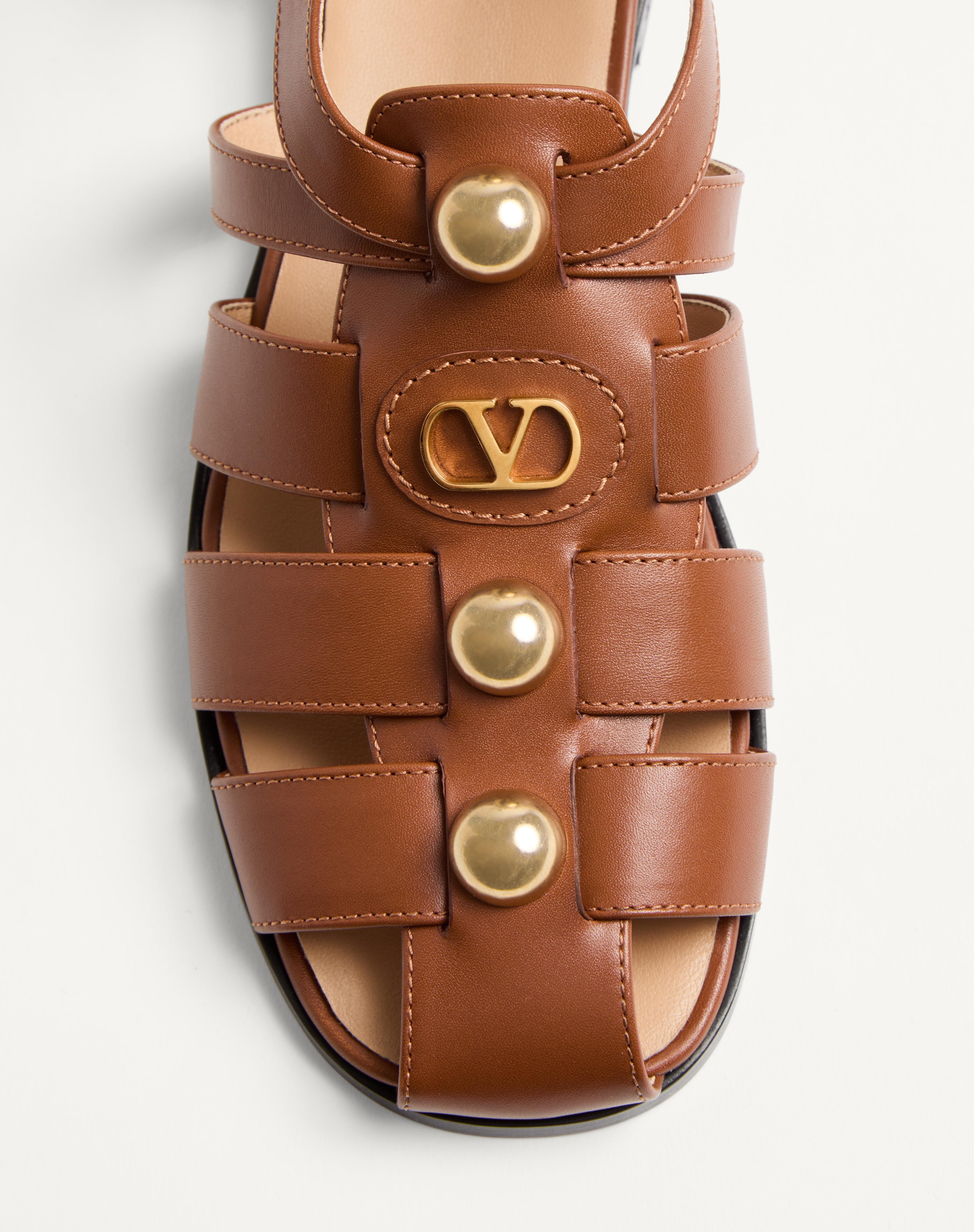 VLOGO SIGNATURE CALFSKIN FISHERMAN SANDAL 20MM - 5