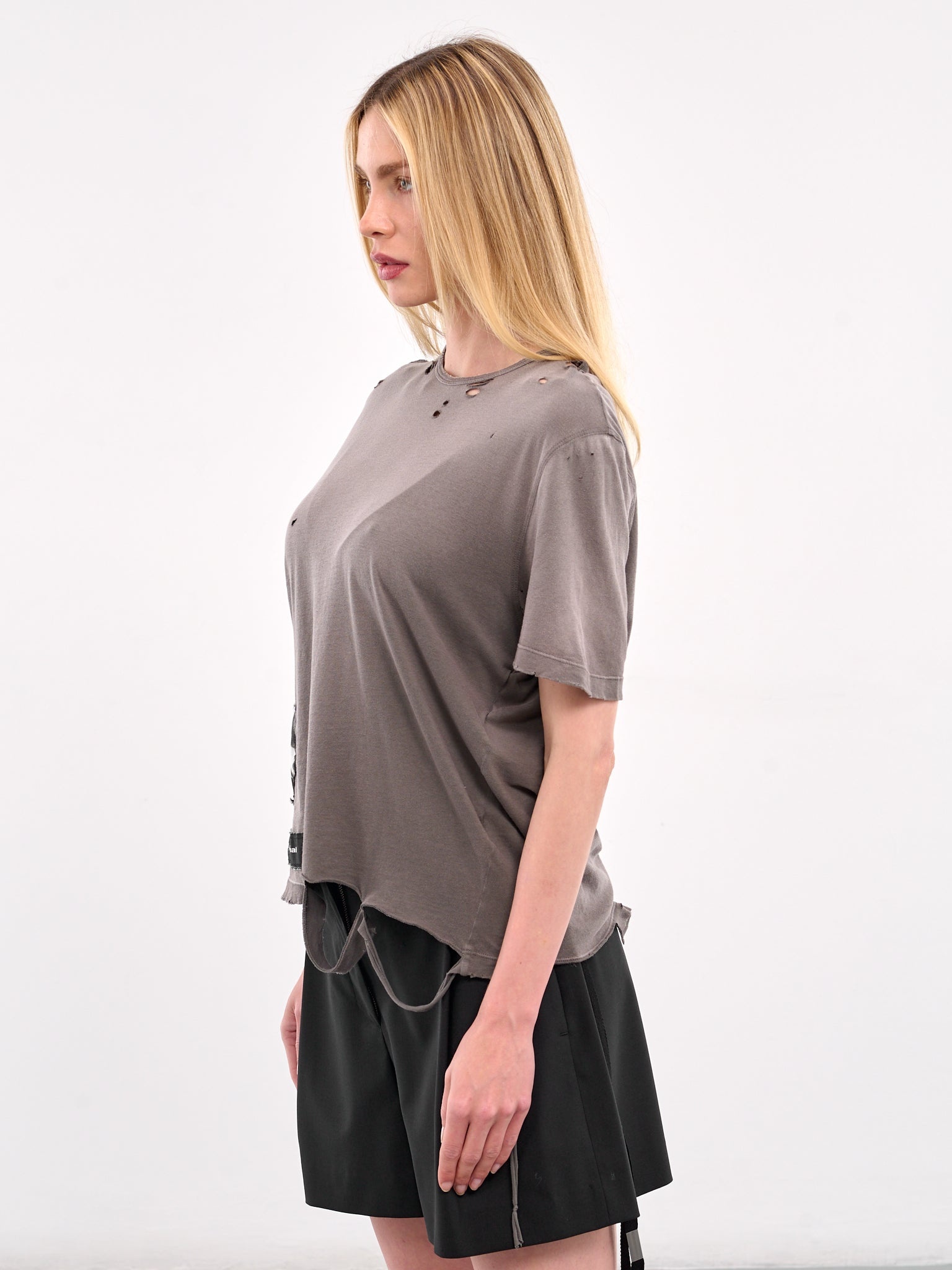 Distressed Patches Tee - 2