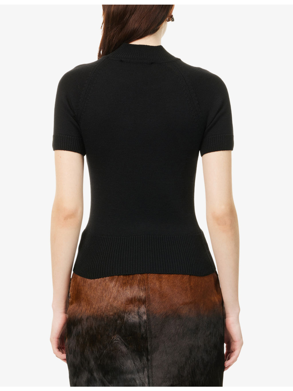 Bea high-neck wool top - 4