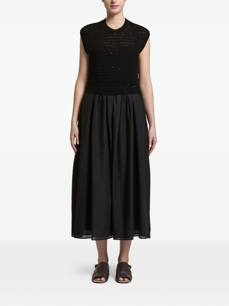 sequin-embellished midi dress 1
