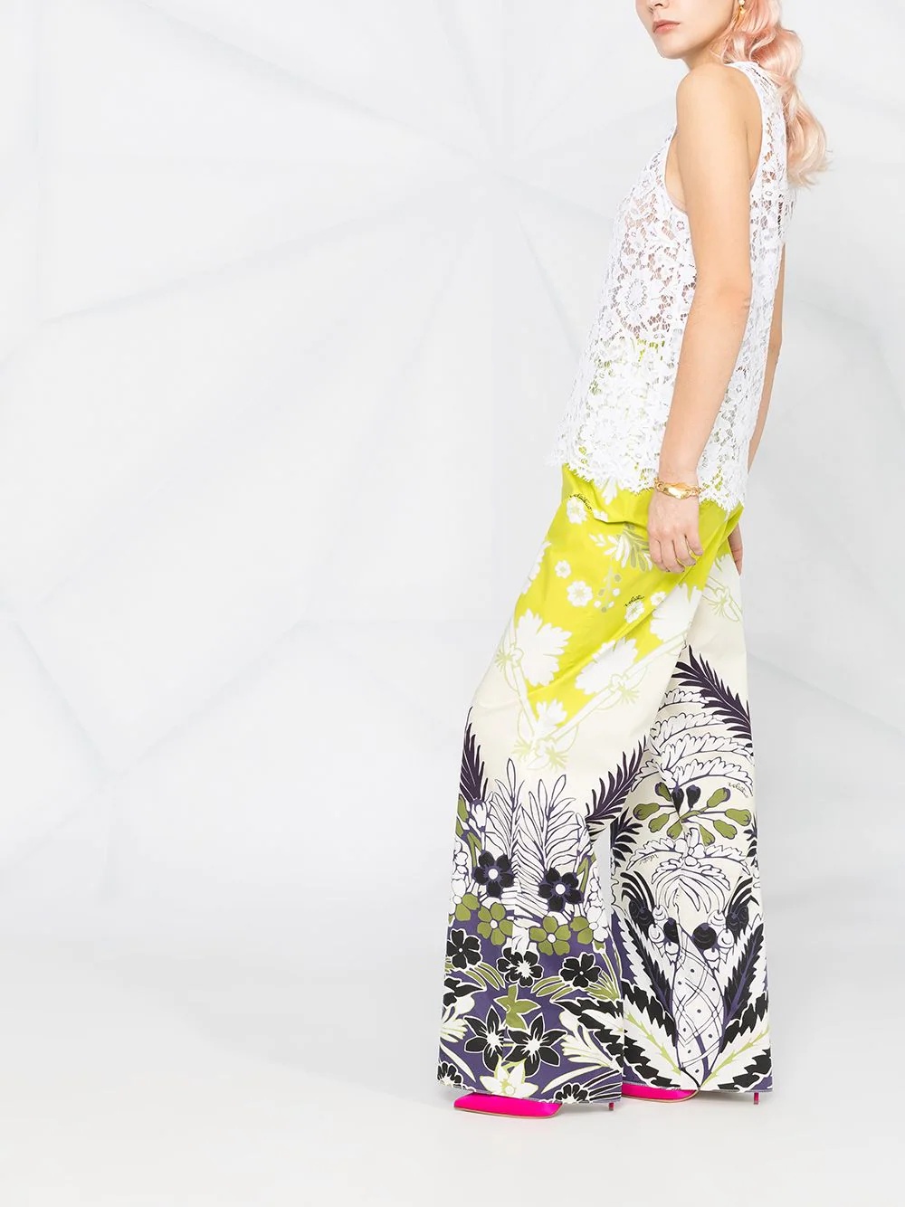 floral-print trousers - 4
