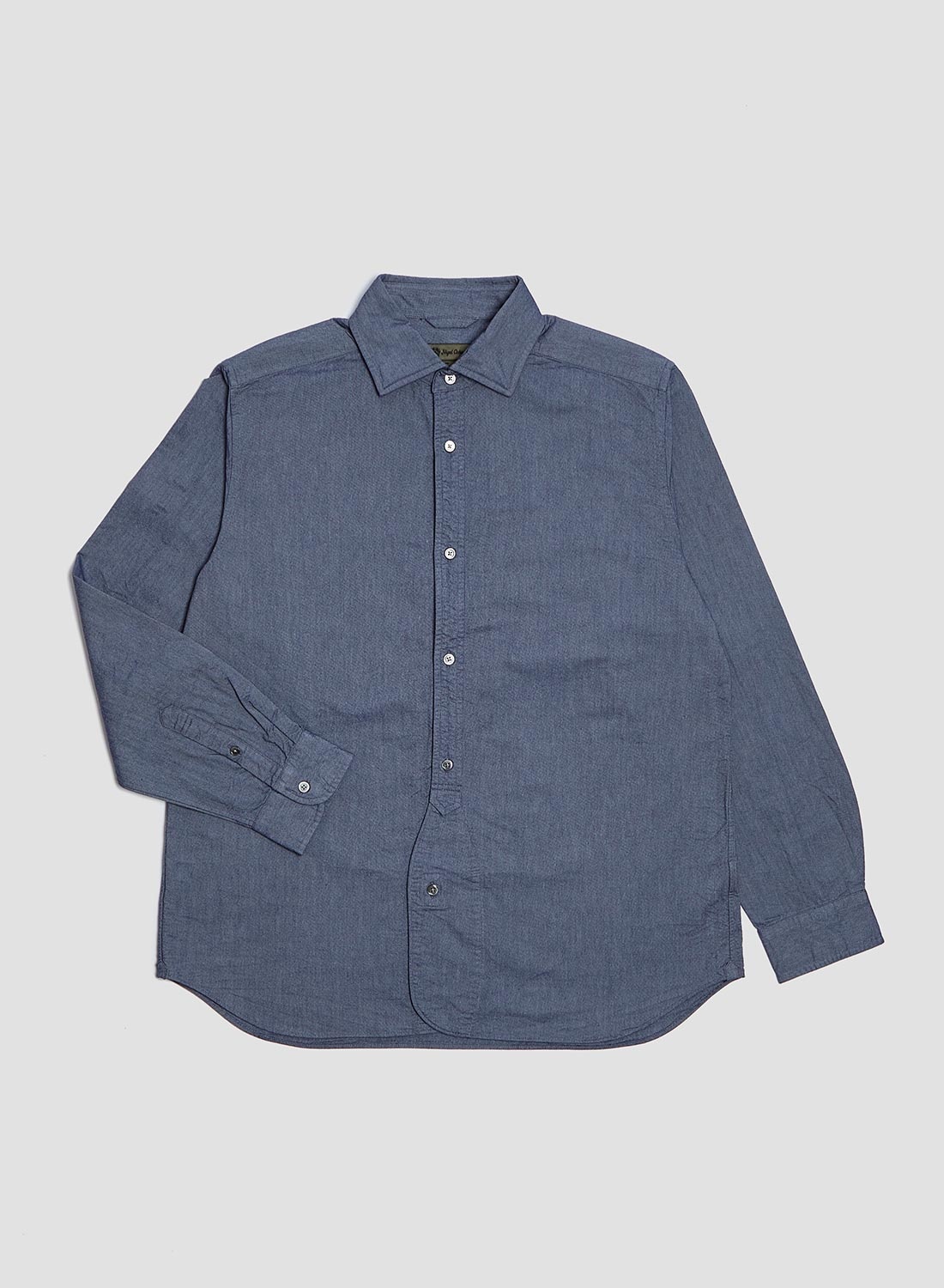British Officers Shirt in Navy - 1