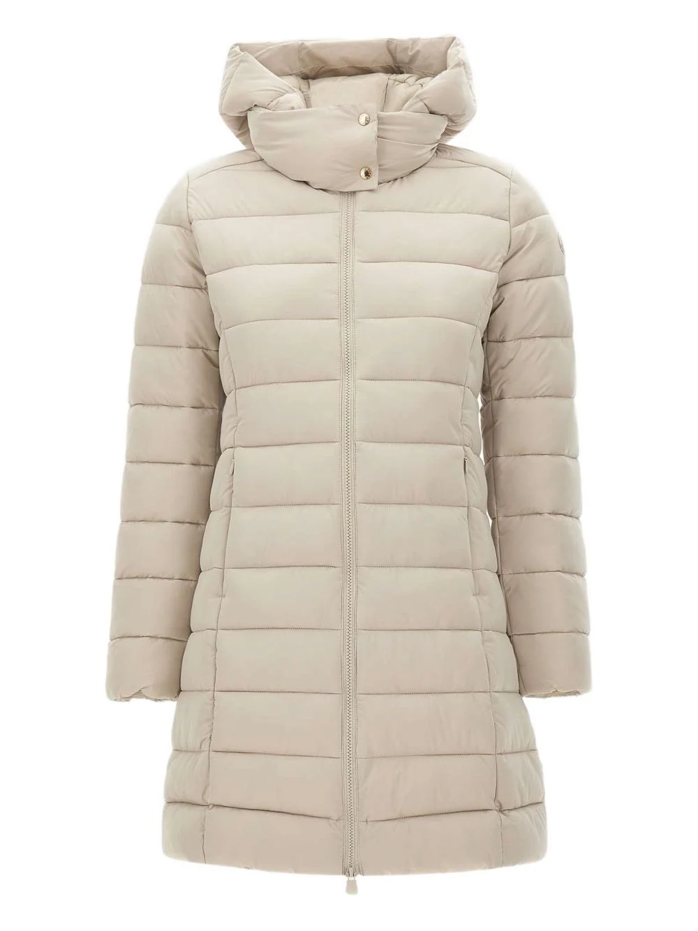 removable-hood padded coat - 1