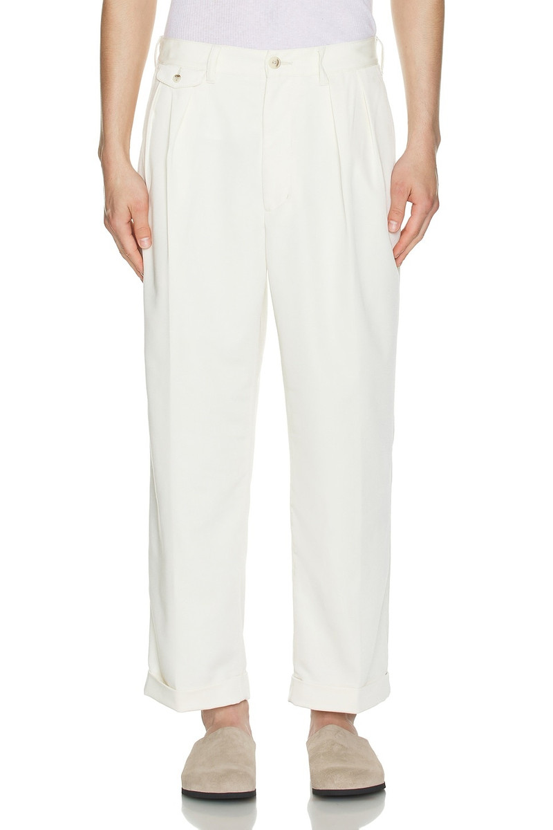 BEAMS PLUS 2 Pleats Trousers Pe Twill outlook
